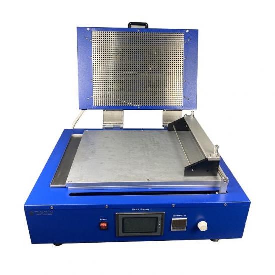 가열 진공 베드와 습식 필름 도포기를 갖춘 최대 200°C 컴팩트 필름 테이프 캐스팅 코터