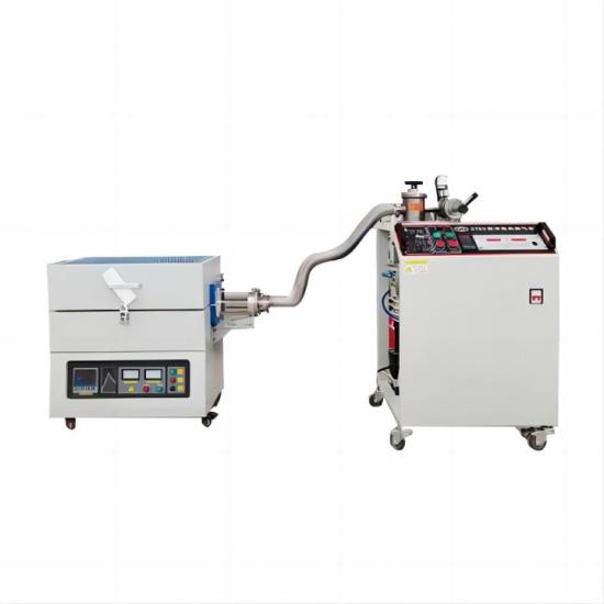 440mm 가열 섹션이 있는 Lab 1200C 단일 온도 구역 석영관 CVD로
